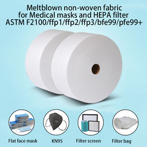 Masker medis sekali pakai bernapas Meltblown <span class=keywords><strong>95</strong></span> penutup wajah bedah Filter kain Nonwoven Eropa Bfe 99 <span class=keywords><strong>95</strong></span> Tela No Tejida untuk masker - Product Image 4