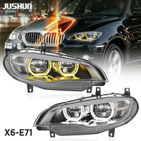 Projecteur LED JUSHUN pour BMW X6 E71 08-14, luminosité des phares augmentée de 200%, éclairage automobile