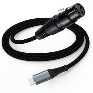 Tipo C maschio a 3 Pin <span class=keywords><strong>XLR</strong></span> femmina cavo microfono DAC Chip <span class=keywords><strong>XLR</strong></span> a USBC adattatore PVC rivestito combinazione schermato cavo dati Audio - Product Image 1