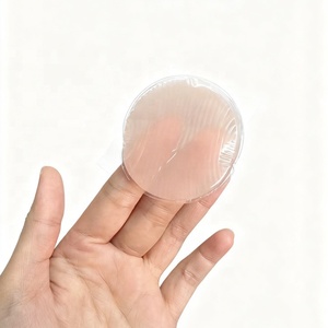 Private Label Silicone Makeup Sponge Reusable Washable Transparent Jelly Gel Beauty Puff Bender for Foundation <b>Blush</b> Concealer - Product Image 4