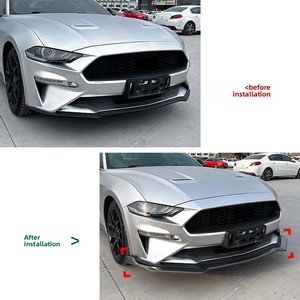 Parachoques Delanteros para Automóvil, Alerón para Parachoques Delantero, Modificación Exterior para <span class=keywords><strong>Mustang</strong></span> MK65 2018-2023 OLIVER - Product Image 4