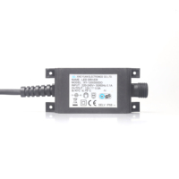 Adaptateur d'alimentation de bureau étanche en ABS 12V DC pour extérieur