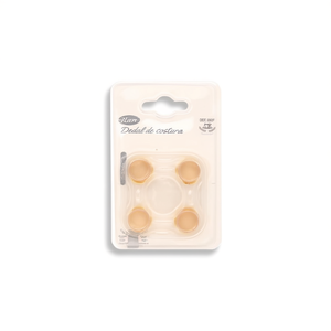 Ilan - Dedales de Costura de 15 mm, 4 Piezas, Chapados en Oro, para Trabajos de Aguja - Product Image 1