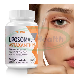 Ausreson บำรุงรอบดวงตาแอสตาแซนธินแคปซูลอาหารเสริมสำหรับผู้ใหญ่รองรับข้อต่อเพื่อสุขภาพแอสตาแซนซอฟเจล - Product Image 1