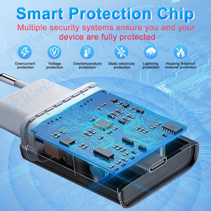 <span class=keywords><strong>Chargeur</strong></span> <span class=keywords><strong>rapide</strong></span> USB type-c de haute qualité 35W pour <span class=keywords><strong>iPhone</strong></span> <span class=keywords><strong>11</strong></span> 12 13 14 boîtier PC ignifuge Standard Wurlpean OVP PD 3.0 EU - Product Image 6