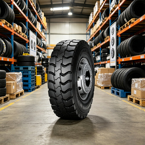 Pneu de camion sans chambre à air premium 8.25R16-16PR, pneu radial durable pour applications routières commerciales lourdes - Product Image 1