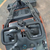 Chargeuse compacte sur chenilles HS03 avec tarière pour l'aménagement paysager résidentiel dans les espaces étroits CE