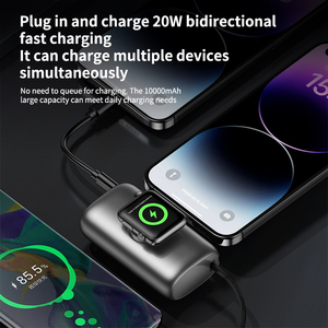 <span class=keywords><strong>Cargador</strong></span> Portátil TDX TW9 15W/20W USB C con Carga Rápida, Pantalla Digital Magnética, <span class=keywords><strong>10000</strong></span> <span class=keywords><strong>mAh</strong></span>, Carga Inalámbrica - Product Image 2