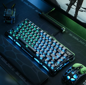 GravaStar V75 Magnetic Switch Gaming <b>Keyboard</b>, Wired <b>Keyboard</b> with 8K Polling Rate RGB Backlight for Valorant Esports Game - Product Image 3