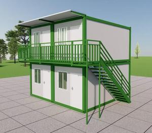 Tienda de contenedores Contenedor extensible de 20 pies Hogar Móvil Casa prefabricada portátil Camión Remolque Material de acero usado Uso de oficina - Product Image 1