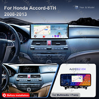Aijia Promotion Exceptionnelle pour Honda Accord-8TH 2008-2013 Écran 12,3 pouces LHD/RHD Lecteur Multimédia Android pour Console Centrale de Voiture avec Carplay