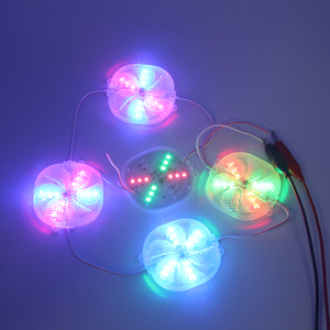 2835 RGB <span class=keywords><strong>LED</strong></span> <span class=keywords><strong>MODULE</strong></span> với ống kính đầy màu sắc ép phun 6565 DC12V 3 Wát điện <span class=keywords><strong>LED</strong></span> xe ánh sáng mô-đun quảng cáo kênh thư - Product Image 5