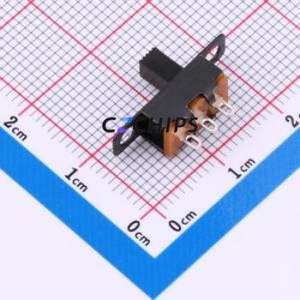 SS12F15L5 Slide Switch Through hole Component (THT) Switch Single Pole Double Throw Rectangle Pin Header PC Pin 19.6mm - Product Image 2