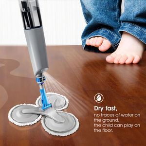 Masthome March Free Hand Hot Selling Household Easy Cleaning Microfiber 3 in 1 Magic Spray Flat <b>Mop</b> - Product Image 3