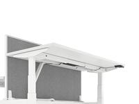 Poste de travail de bureau réglable en hauteur Greatway, bureau électrique à position assise-debout ergonomique avec fonction mémoire