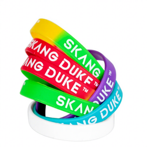 Promotional Gifts Silicone Rubber Bracelet Wholesale Silicone Bracelet Wristband Printing Custom Logo Text for Business