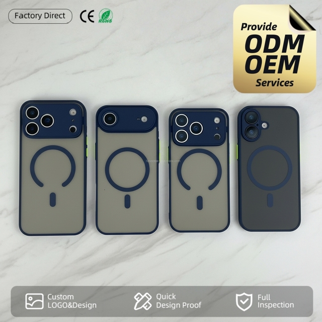 Wholesale Magnetic Custom Mobile case Skin Feel Frosted Matte Finish Phone case for iPhone 17 Air 16 15 Plus 14 Pro Max