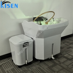 Bac à shampooing électrique Kisen pour salon de coiffure - Évier mobile portable pour le lavage des cheveux pour salon de beauté, salon de coiffure - Product Image 2