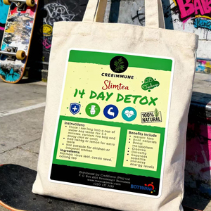 Etiqueta personalizada para paquetes de alimentos, impermeable, de papel sintético PP autoadhesivo, para envasado de productos de té saludable. - Product Image 1