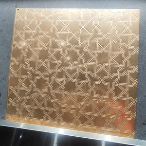 304 8k 거울 실버 로즈 골드 브론즈 그레이 새틴 앤틱 블랙 반짝이 마감 에칭 스테인레스 스틸 시트 패널 안티핑거 인쇄 - Product Image 1