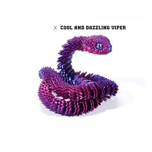 2025 Hot Selling 30CM 3D Printed Snake Fidget Toys 3D Printed Flexible Snake Toys Emulational 3D Snake Printing Fidget Toy - Product Image 5
