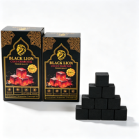 Charbon à chicha arabe Fahm, charbon de noix de coco naturel pur, sans produits chimiques, sans odeur, charbon à chicha