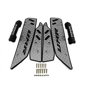 Convient aux pédales modifiées CNC en alliage d'aluminium Haojue UHR150, version de pédales anti-chute UHR150, repose-pieds antidérapants - Product Image 1