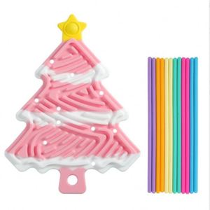 Nouveau Panneau Sensoriel Spatial Anti-Stress Arbre de Noël en Stock du Fabricant, Jouet Éducatif pour Enfants, Puzzle Torsion - Product Image 5