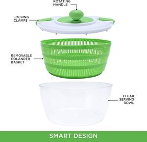 Prix d'usine – Hachoir-sécheur manuel grande capacité 5L pour salades et légumes - Product Image 3