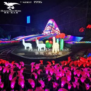 Vente chaude lanterne en soie chinoise pour Noël Halloween Thanksgiving Festival <span class=keywords><strong>des</strong></span> lanternes du nouvel an chinois pour l'affichage dans un lieu public - Product Image 5