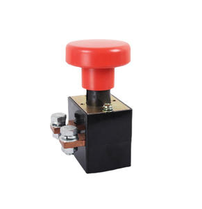 Interrupteur d'urgence ED250A IP65 1NO/2NO en laiton pour véhicules à quatre roues et équipements maritimes, résistance aux hautes températures, 220V, LED, à souder - Product Image 1