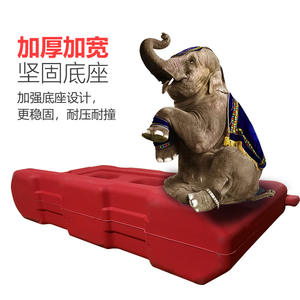 Barrière de sécurité routière Luxi à trois trous pour la construction, équipement de circulation, baril de sécurité, remplissage d'eau et de sable pour routes - Product Image 2