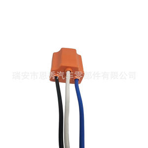 <b>H4</b> Connector Socket Plug Ceramic 12V For Chevrolet Spark Sail Headlight Replacement - Product Image 3
