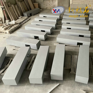 Nuevos Materiales de Construcción de Piedra, Banco de Hormigón Prefabricado 2500*600*600, Mobiliario para Parques al Aire Libre - Product Image 1