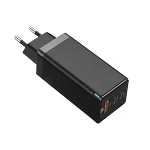 Özel Logo ab tak 3 Port 65W hızlı şarj GaN şarj cihazı hızlı 4.0 3.0 tip C PD USB GaN dizüstü şarj cihazı/Iphone 12 Pro