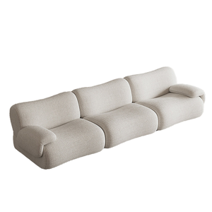 Muebles de sala de estar, sofá de nube, cómodo sofá de esquina, sofá seccional moderno blanco en forma de L, sofá Seccional de 3 plazas - Product Image 4