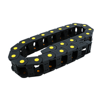 HLTNC Chaîne porte-câbles en nylon 25x38mm R55, série fermée (partielle/entièrement fermée) pour machines-outils CNC