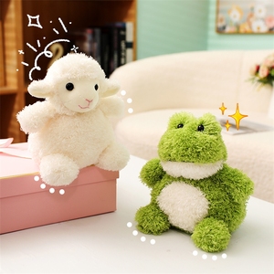 Nuova rana peluche animali giocattoli pelosi cuscini di pecora e rana bambola da compagnia come <span class=keywords><strong>regalo</strong></span> di compleanno - Product Image 4