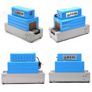 Wallepac Bs260 Perfume Túnel de calor máquina de embalaje retráctil Pof película de plástico pequeña máquina de embalaje retráctil Horizontal para botella - Product Image 1