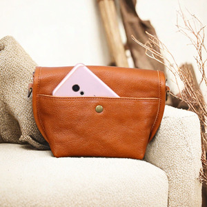 Women's Saddle <b>Bag</b> Brown Cowhide Horizontal Square Vintage Style Crossbody <b>Bag</b> Everyday Use All Seasons - Product Image 4