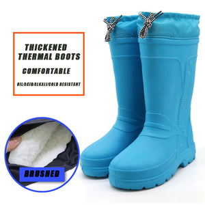 विरोधी तेल पर्ची आर्कटिक ठंडे मौसम के जूते और अत्यधिक सर्दियों के लिए फैशन और कार्य को गर्म रखने के लिए गर्म थर्मल एवा लड़ाकू जूते - Product Image 4