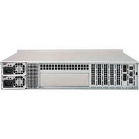 Supermicro CSE-826BE1C-R802JBOD 2U 12x LFF 3.5 inci SAS3 Tower Storage Expander Enclosure Chassis Kapasitas Tinggi untuk Perusahaan