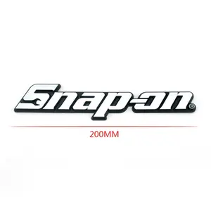 3D design Snap On Tools box Plástico Chrome carro Emblema auto Emblema Logo etiqueta do carro decalque