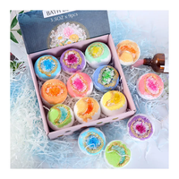 Bombes de bain effervescentes en géode de cristal, vente chaude OEM, fabricant, ingrédients naturels de luxe, sel de bain de l'Himalaya, boule de sel de bain