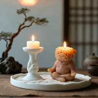 Bougie parfumée artisanale en forme de chiot, design animalier créatif pour la décoration intérieure et souvenir transfrontalier exclusif
