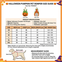 OEM Aanpasbare Halloween Pompoenkostuum Bretelsrok Grappige Transformatie voor Teddy Bichon Kleine Hondenras Hondenkleding