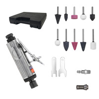 Prix d'usine – Kit de meuleuse pneumatique 1/4 pouce, mini-meuleuse d'angle à air pour réparation de pneus de voiture, outils de réparation de pneus de voiture