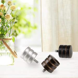 TAIWANG <span class=keywords><strong>tringle</strong></span> <span class=keywords><strong>à</strong></span> rideaux mur bâton sur rideaux 10mm / 12mm accessoires de <span class=keywords><strong>rideau</strong></span> simple pousser et tirer cuivre métal acier inoxydable - Product Image 6