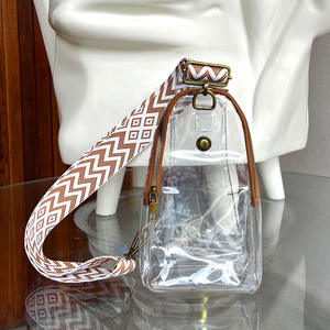 Schlussverkauf klare Crossbody-<span class=keywords><strong>Sling</strong></span>-Geldbörse Damen-Stadion-<span class=keywords><strong>Sling</strong></span>-Rucksack <span class=keywords><strong>Sling</strong></span>-Tasche mit Gitarrenschleife - Product Image 5
