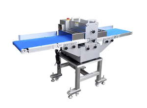 Hähnchenbrust-Fleischschneidemaschine, Förderband-Typ, für Beef Jerky, Steak, Fleischstreifen, ohne Knochen, 2mm Schnittstärke, 110V/220V/380V, 100kg Kapazität - Product Image 5